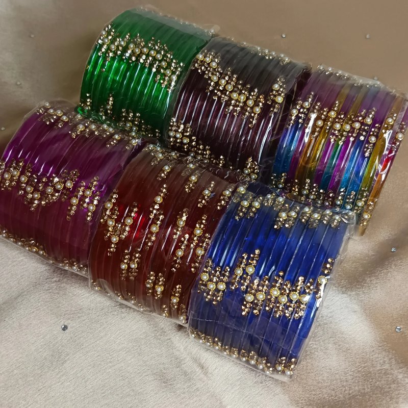 Glass Bangles Set